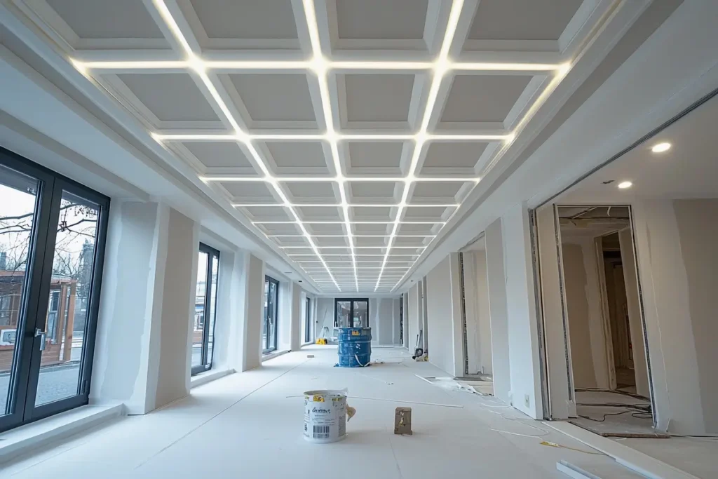 ATM gypsum partition and ceiling solutions UAE